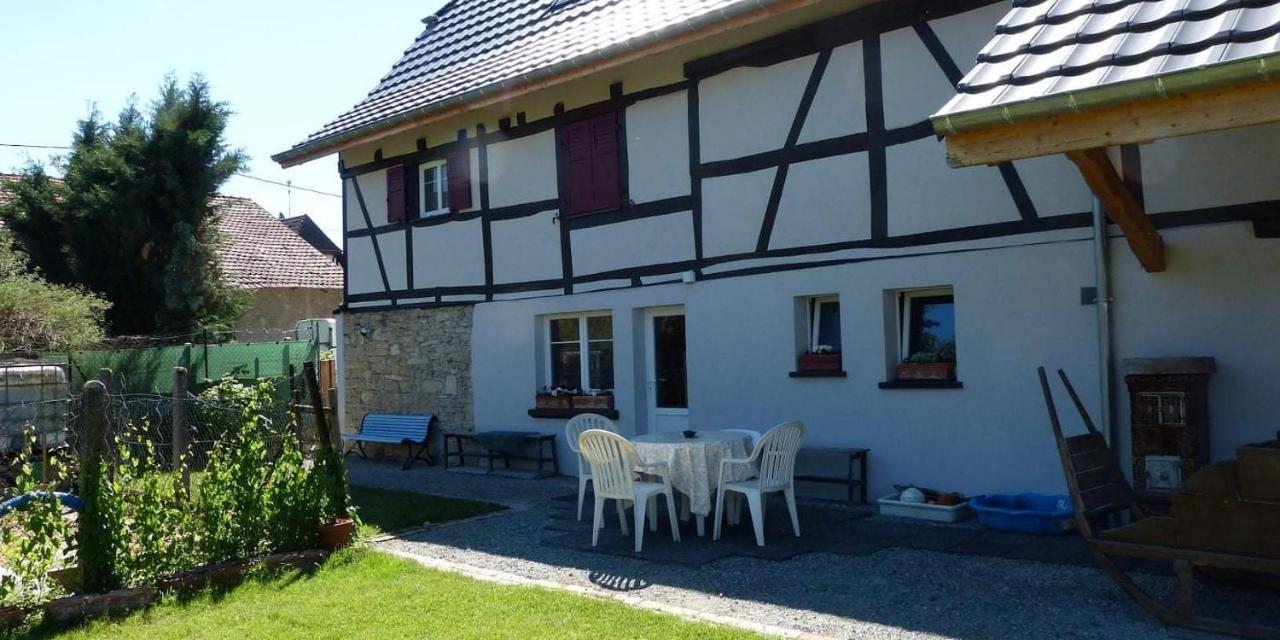 Gite Les Sabots De Paille, Alsace Haut-Rhin Ballesdorf Exterior foto